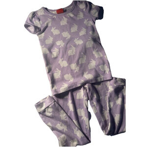 Girls Bunny Pajamas Size 5/5T Joe Fresh Runs Small